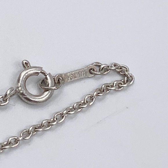 Authentic Tiffany & Co 925 Silver Triple Teardrop Pendant Bracelet - Picture 5 of 8